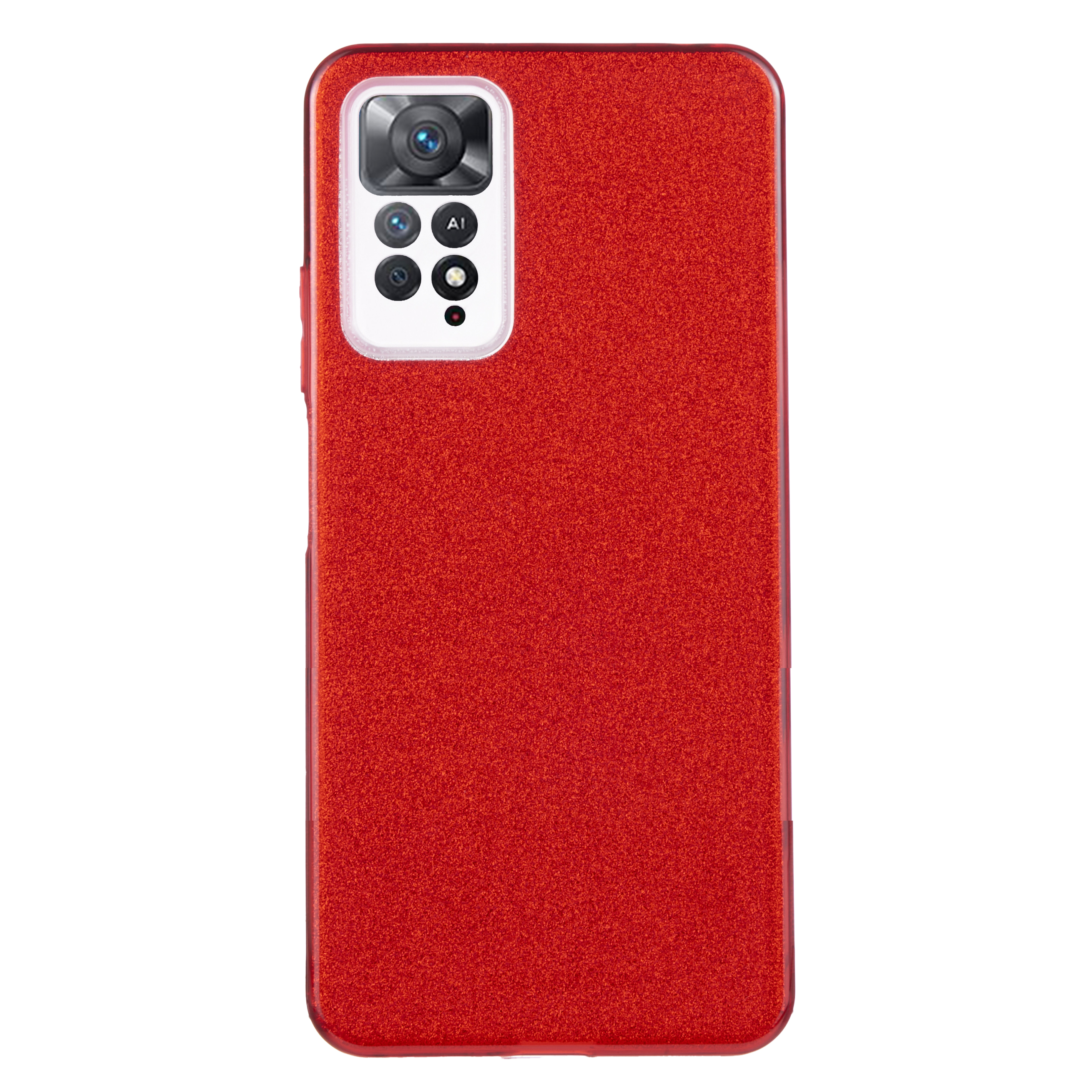 Tpu sparkly shine redmi note 11 pro 5g/4g/12 pro 4g (red)