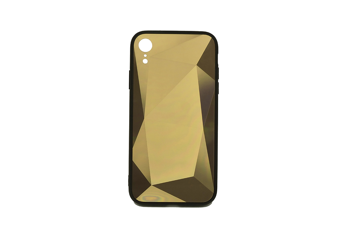 Tpu 3d line za iphone xr 6.1" (gold)