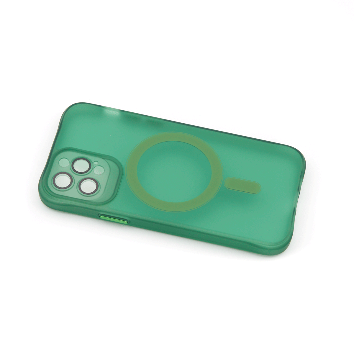 Tpu trans-color magsafe for iphone 12  pro (6.1") zelena