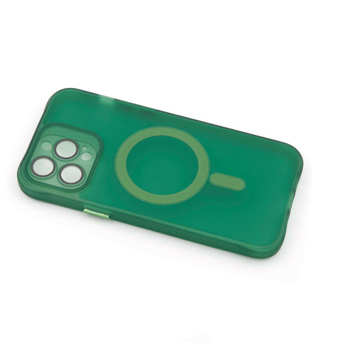 Tpu trans-color magsafe for iphone 13 pro max (6.7") zelena